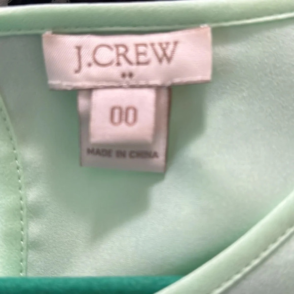 J.Crew green blouse size 00 - Picture 5 of 7